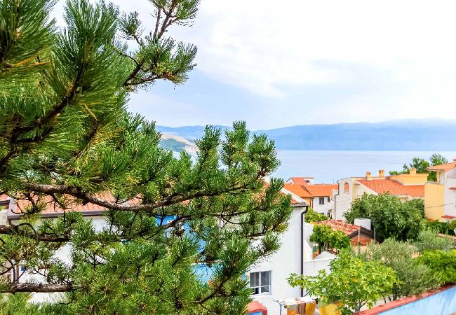 Studio in Baška - Studio apartment in Baška with Seaview, Balcony, Air condition, WIFI (3494-2) Studio in Baška - Studio apartment in Baška with Seaview, Balcony, Air condition, WIFI (3494-2)