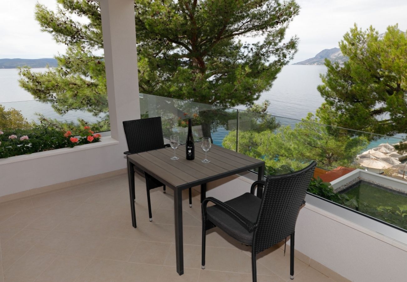 Studio in Brela - Studio apartment in Brela with Seaview, Terrace, Air condition, WIFI (3524-4)