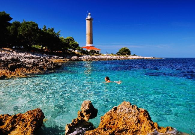 House in Veli Rat - Holiday Home in Veli Rat with Seaview, Terrace, Air condition, WIFI (3559-1) House in Veli Rat - Holiday Home in Veli Rat with Seaview, Terrace, Air condition, WIFI (3559-1)