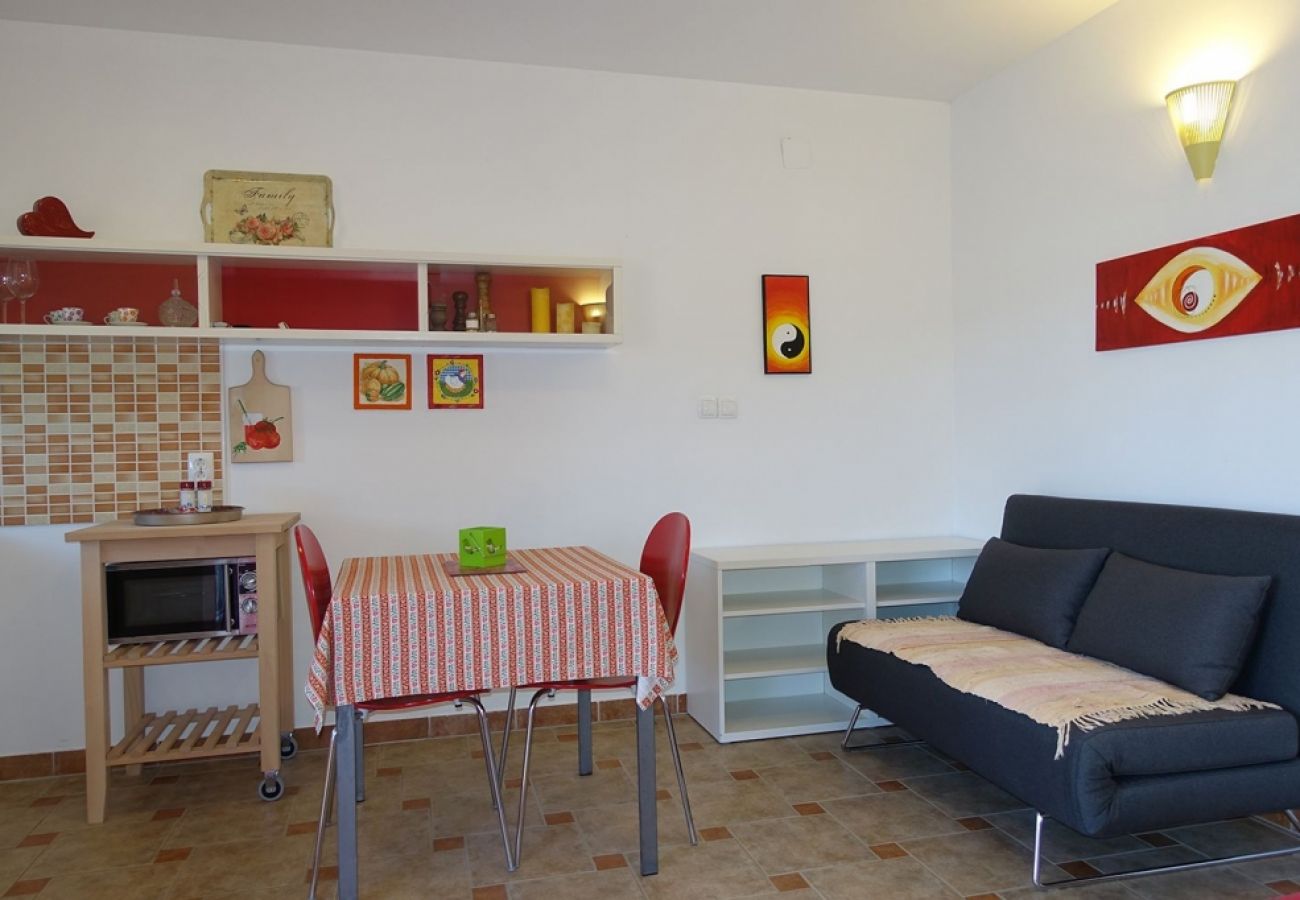 Studio in Nin - Studio apartment in Zaton (Zadar) with Balcony, Air condition, WIFI, Washing machine (3796-6)