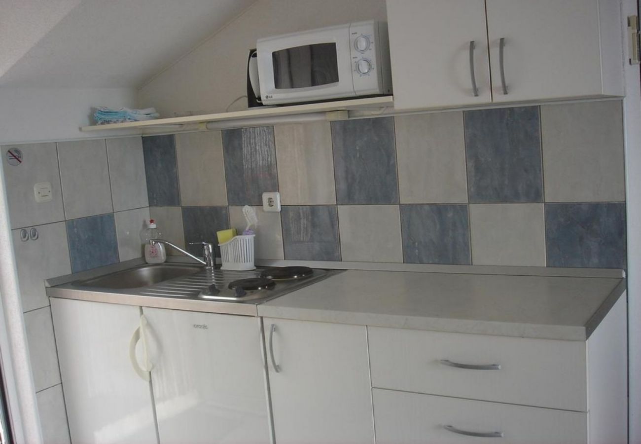 Studio in Brist - Studio apartment in Brist with Seaview, Balcony, Air condition, WIFI (4333-1)