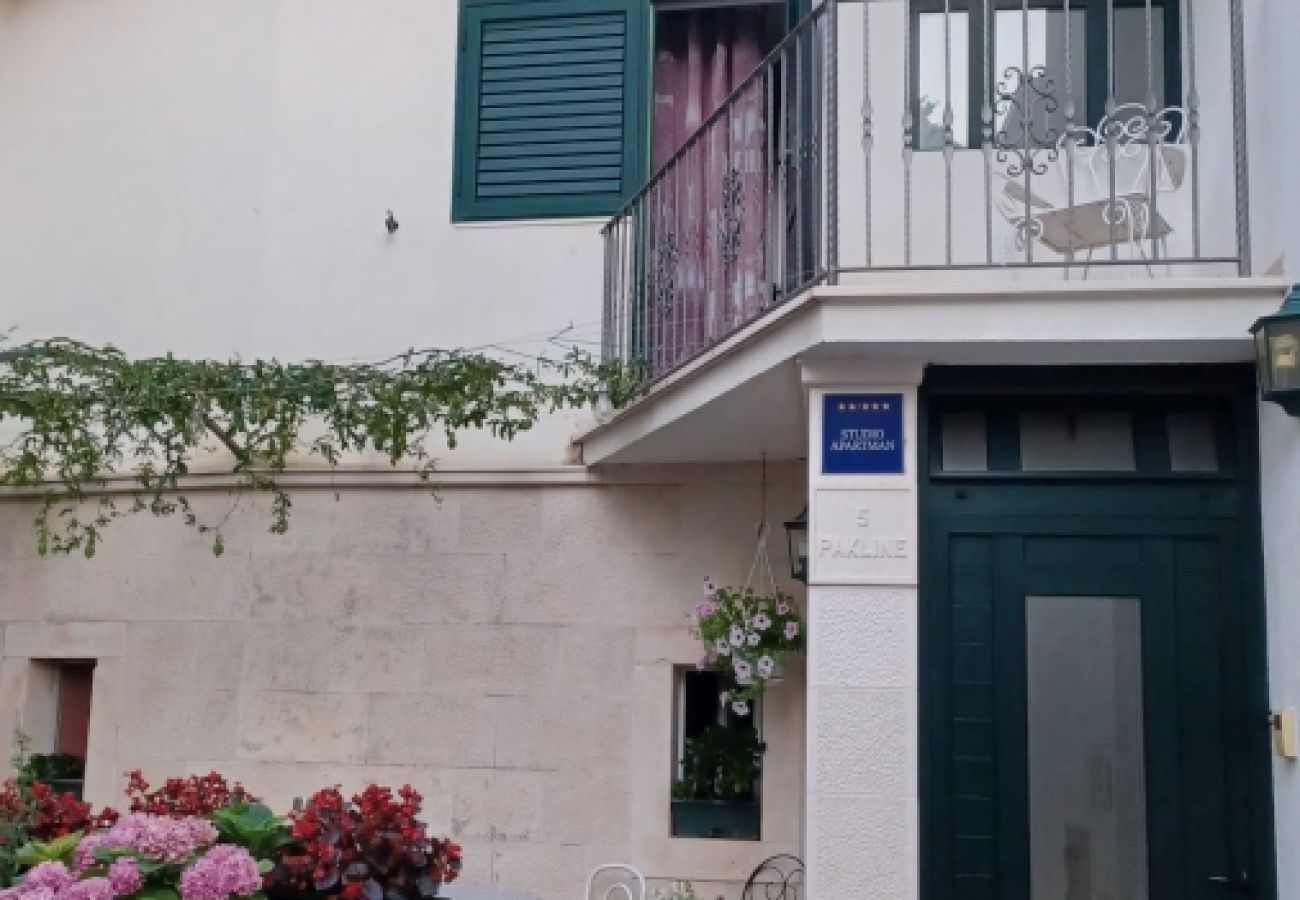 Studio in Brist - Studio apartment in Brist with Seaview, Balcony, Air condition, WIFI (4333-2)