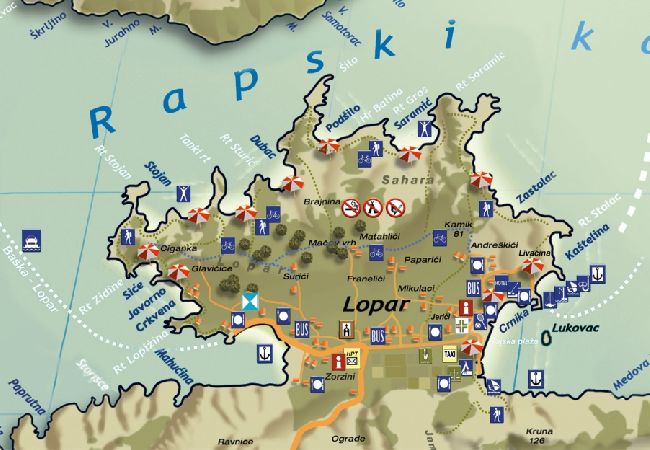 Apartment in Lopar - Apartment in Lopar with Balcony, Air condition, WIFI, Washing machine (73-4) Apartment in Lopar - Apartment in Lopar with Balcony, Air condition, WIFI, Washing machine (73-4)