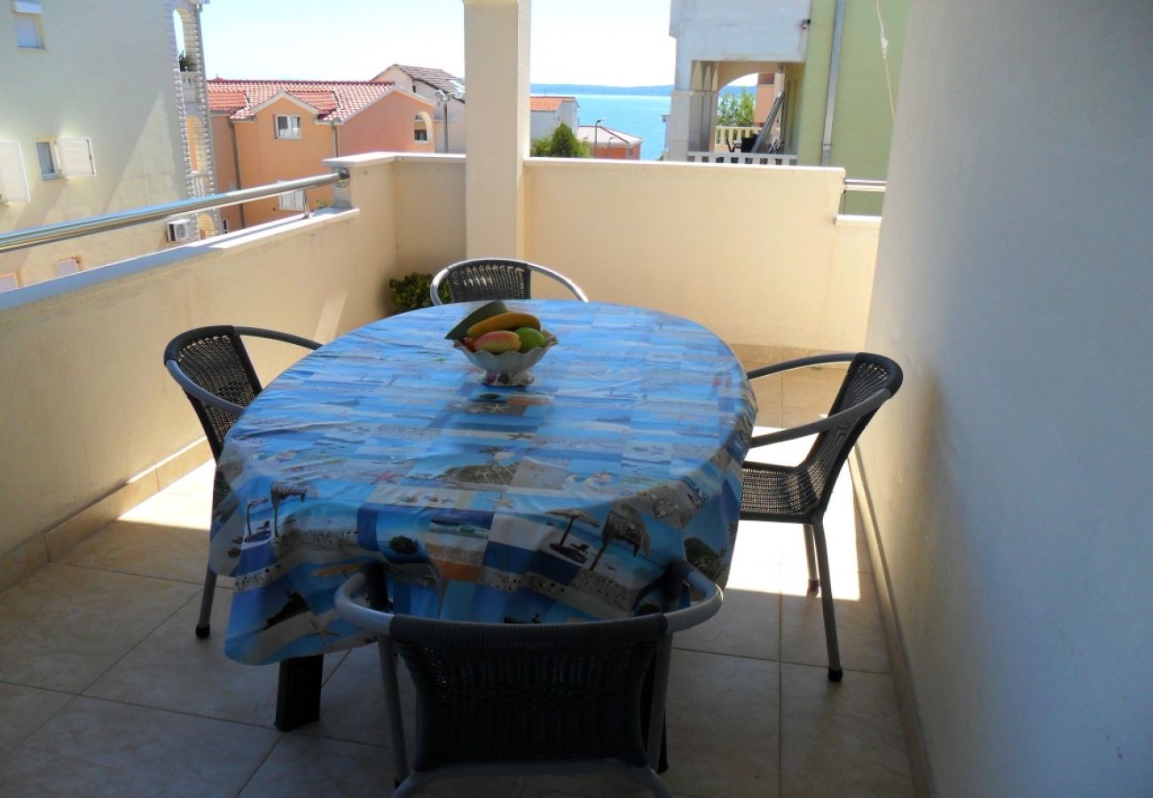 Apartment in Okrug Gornji - Apartment in Okrug Gornji with Seaview, Balcony, Air condition, WIFI (4790-3)