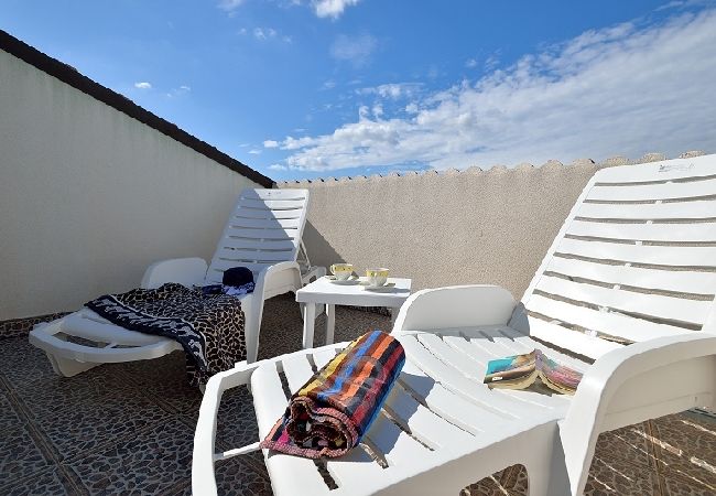 House in Medulin - Holiday Home in Medulin with Seaview, Terrace, Air condition, WIFI (3486-4) House in Medulin - Holiday Home in Medulin with Seaview, Terrace, Air condition, WIFI (3486-4)