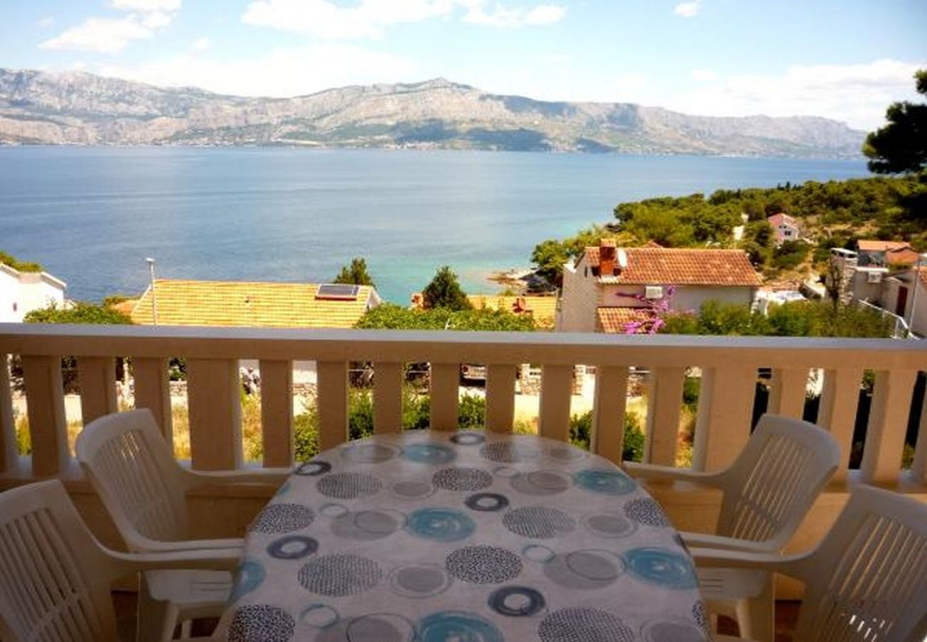 Apartment in Postira - Apartment in Postira with Seaview, Terrace, Air condition, WIFI (5124-1)