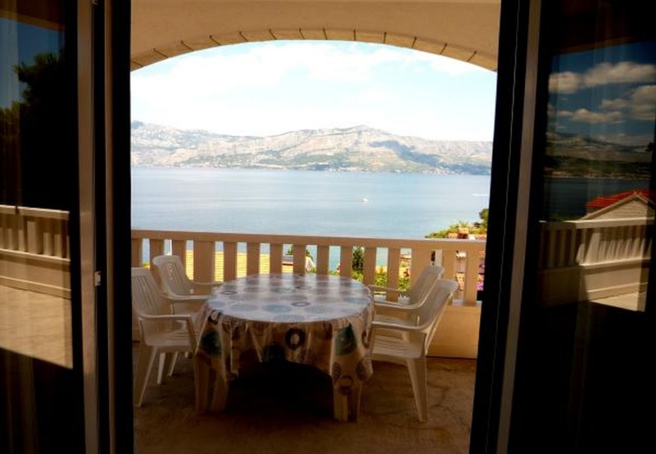 Apartment in Postira - Apartment in Postira with Seaview, Terrace, Air condition, WIFI (5124-1)