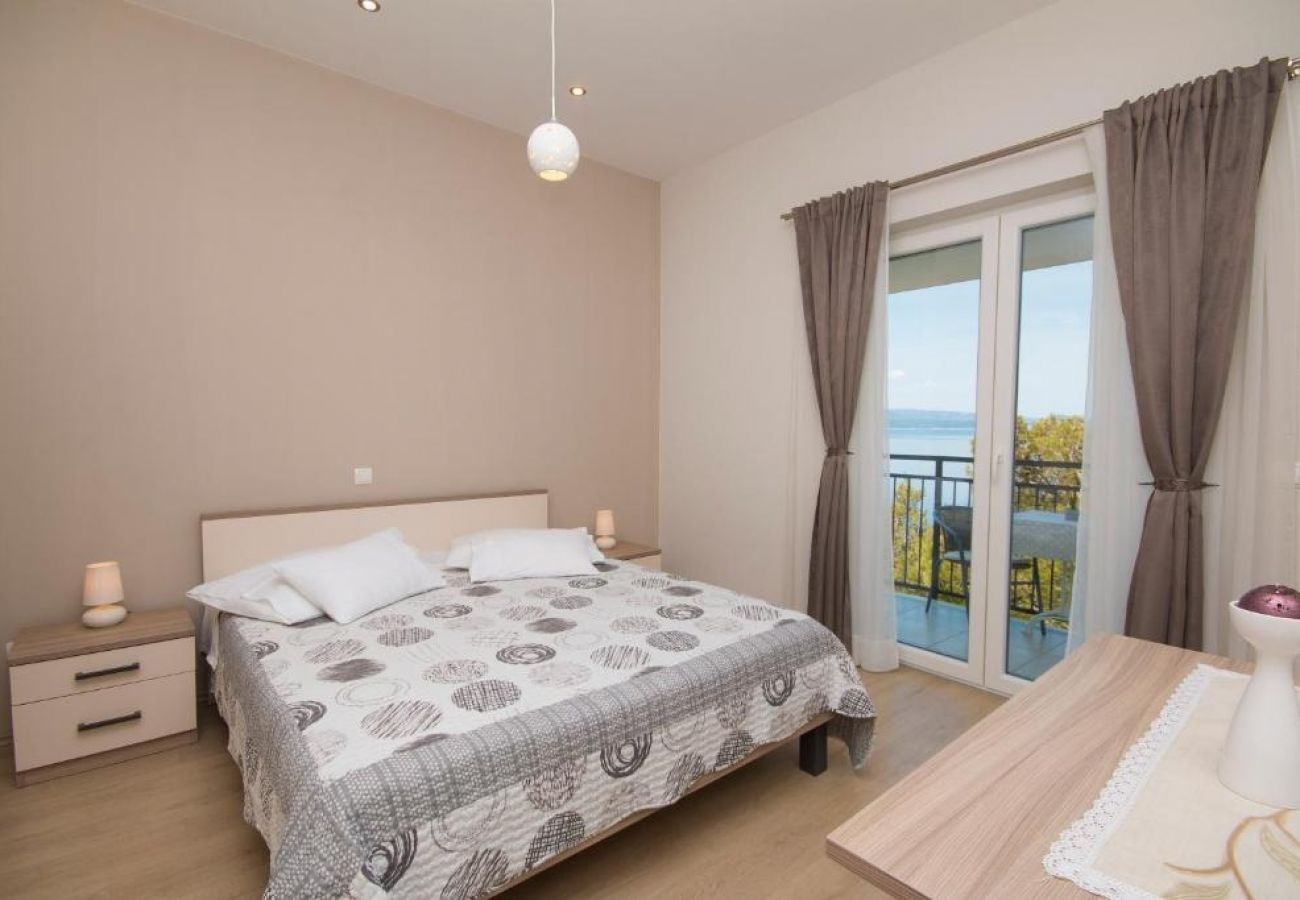 Apartment in Brela - Apartment in Brela with Seaview, Balcony, Air condition, WIFI (5122-2)