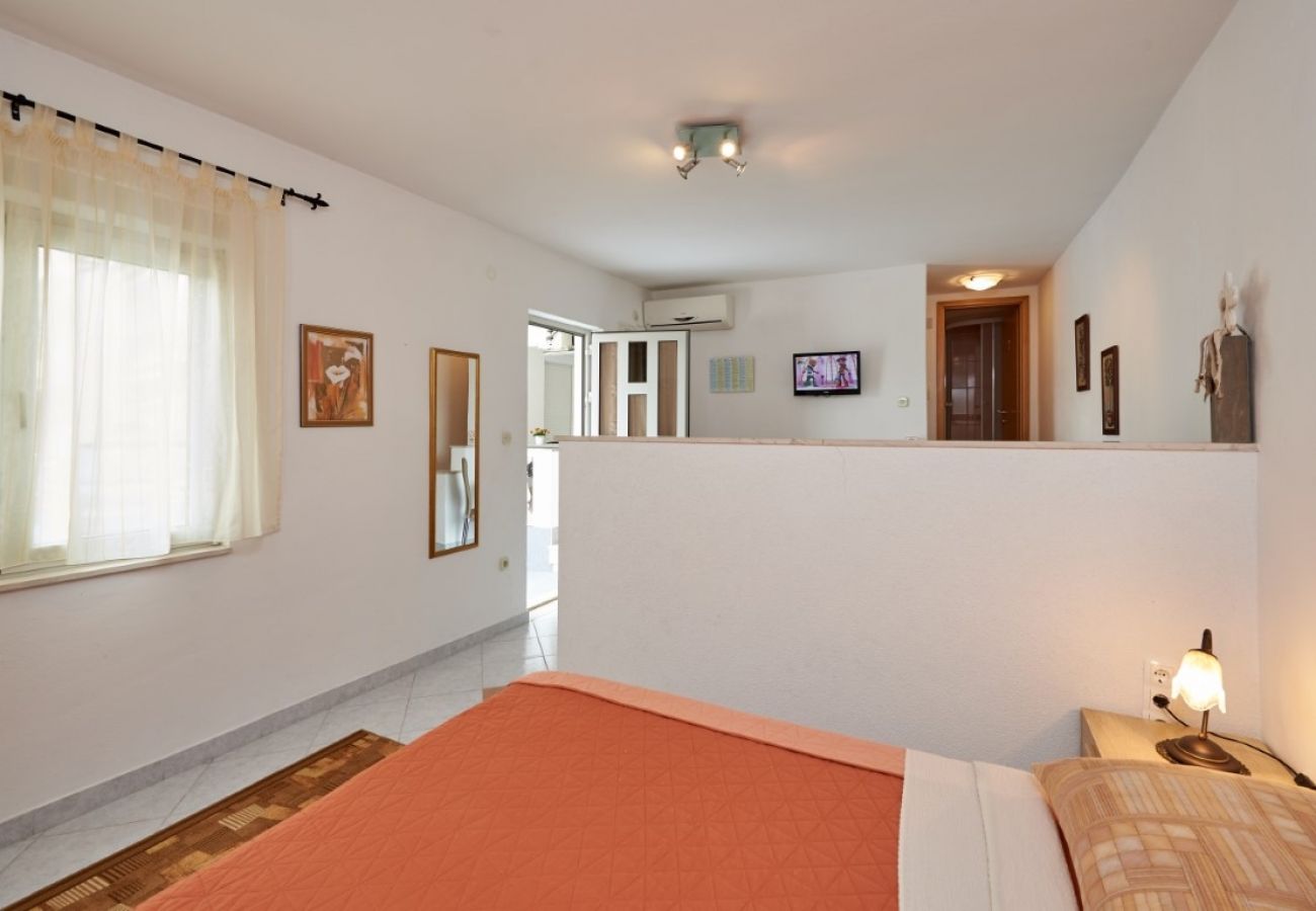 Studio in Mastrinka - Studio apartment in Mastrinka with Loggia, Air condition, WIFI, Washing machine (5159-1)