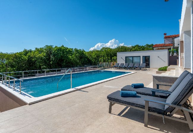 House in Labin - Holiday Home in Kapelica with Seaview, Terrace, Air condition, WIFI (5207-1) House in Labin - Holiday Home in Kapelica with Seaview, Terrace, Air condition, WIFI (5207-1)