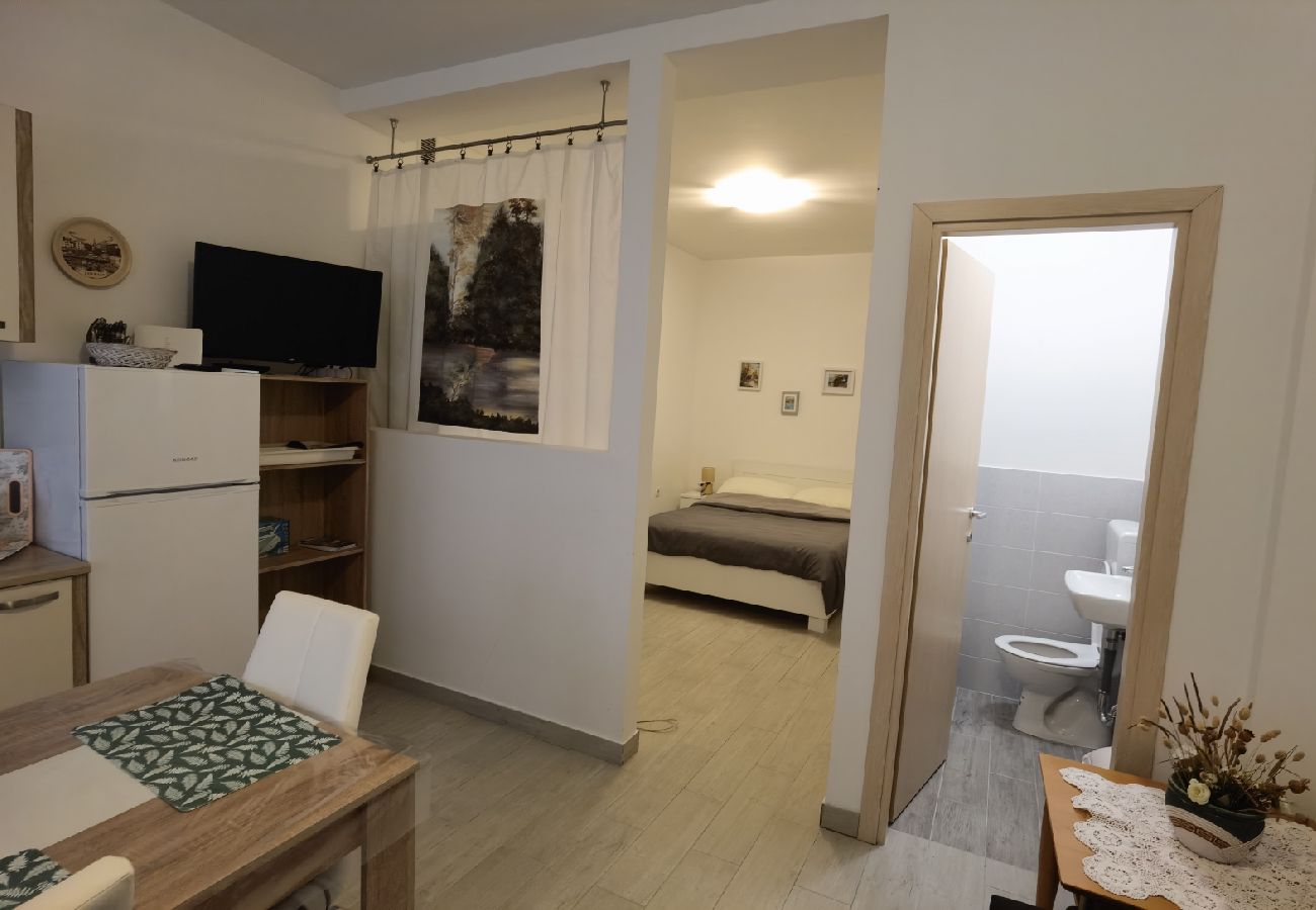 Studio in Opatija - Studio apartment in Opatija with Terrace, Air condition, WIFI, Washing machine (5211-1)