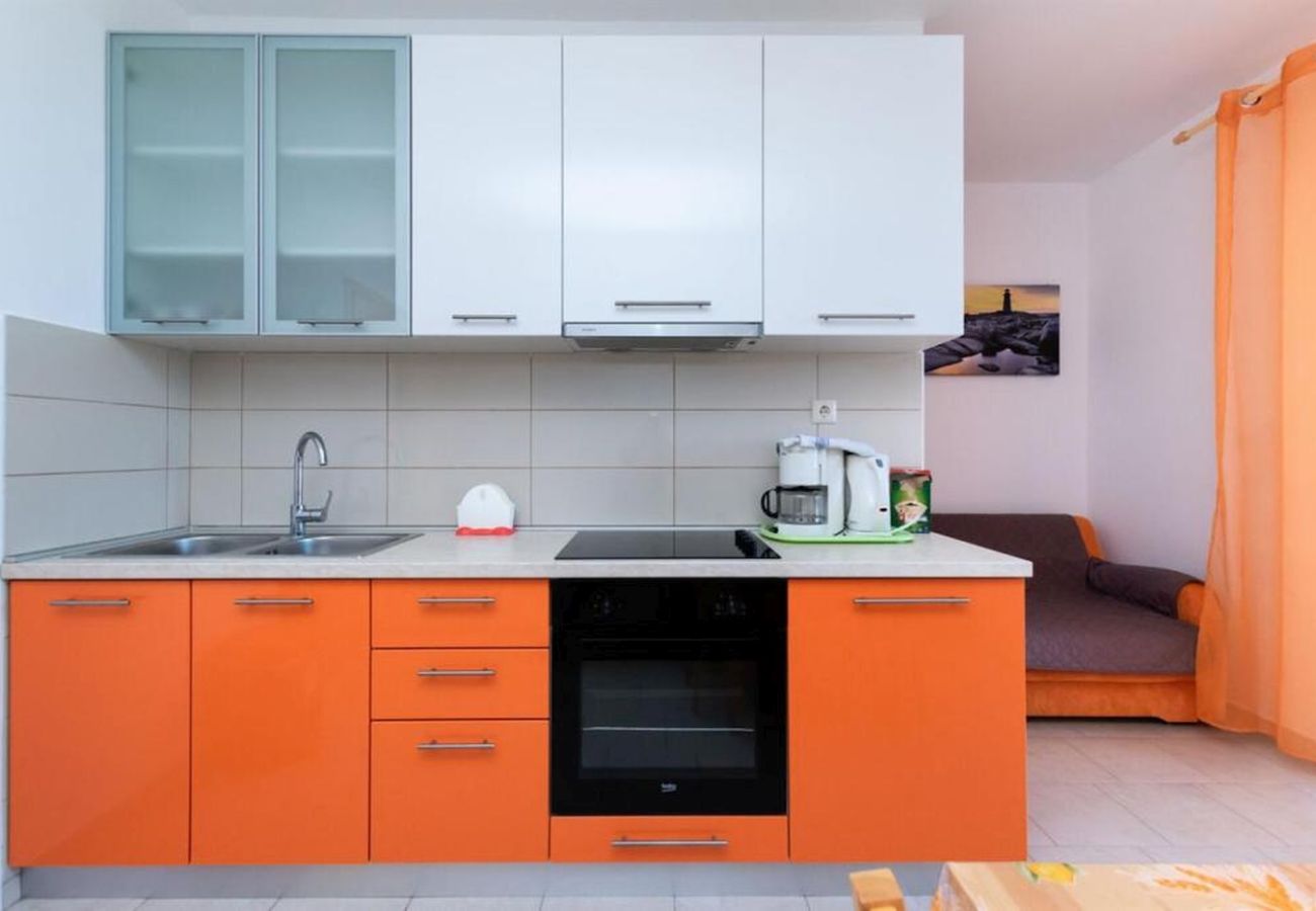 Apartment in Lopar - Apartment in Lopar with sea view, balcony, air conditioning, Wi-Fi (4419-4)