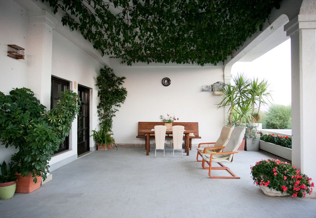 Apartment in Duce - Apartment directly on the sandy beach with sea view, balcony, air conditioning, and Wi-Fi