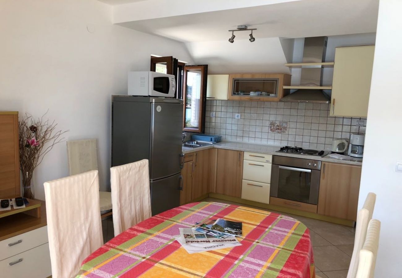 Apartamento en Lumbarda - Apartamento en Lumbarda con Seaview, Terraza, Acondicionador, WIFI (128-1)