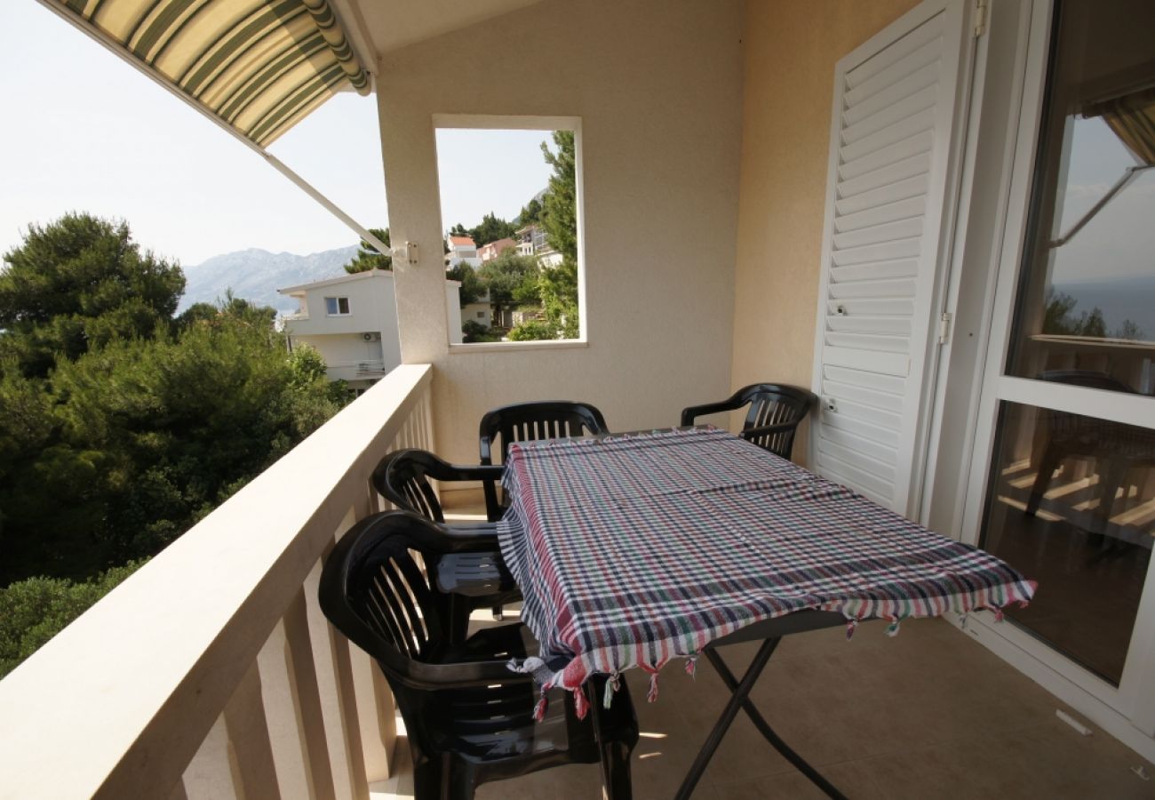 Apartamento en Brela - Apartamento en Brela con Seaview, Terraza, Acondicionador, WIFI (75-6)