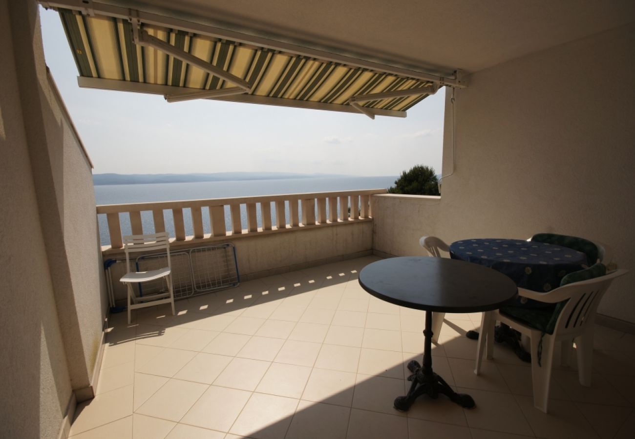 Apartamento en Brela - Apartamento en Brela con Seaview, Terraza, Acondicionador, WIFI (75-8)