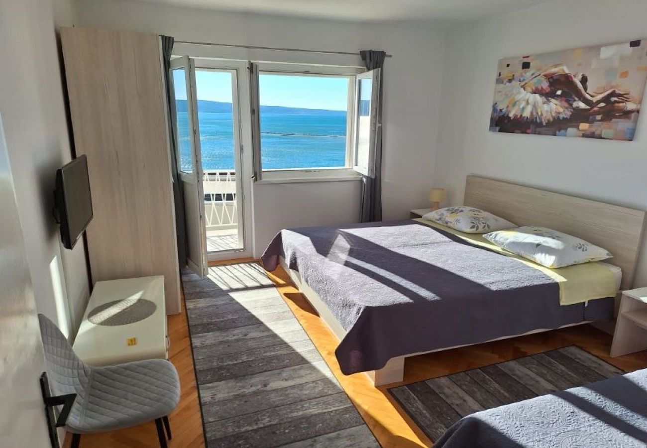 Apartamento en Omiš - Apartamento en Omiš con Seaview, Balcón, Acondicionador, WIFI (161-1)