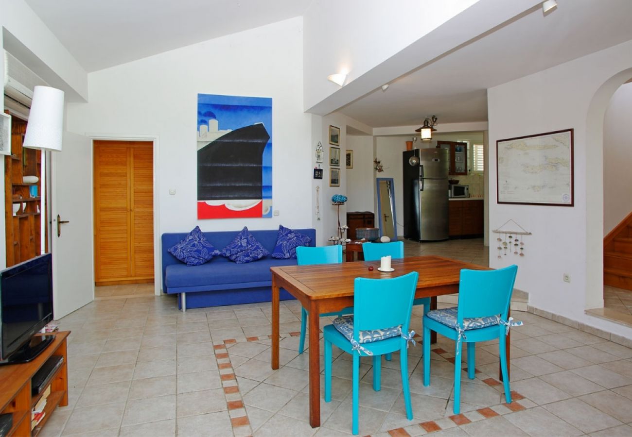 Casa en Vela Luka - Casa de vacaciones en Tri Porte (Potirna) con Seaview, Terraza, Acondicionador, WIFI (166-1)