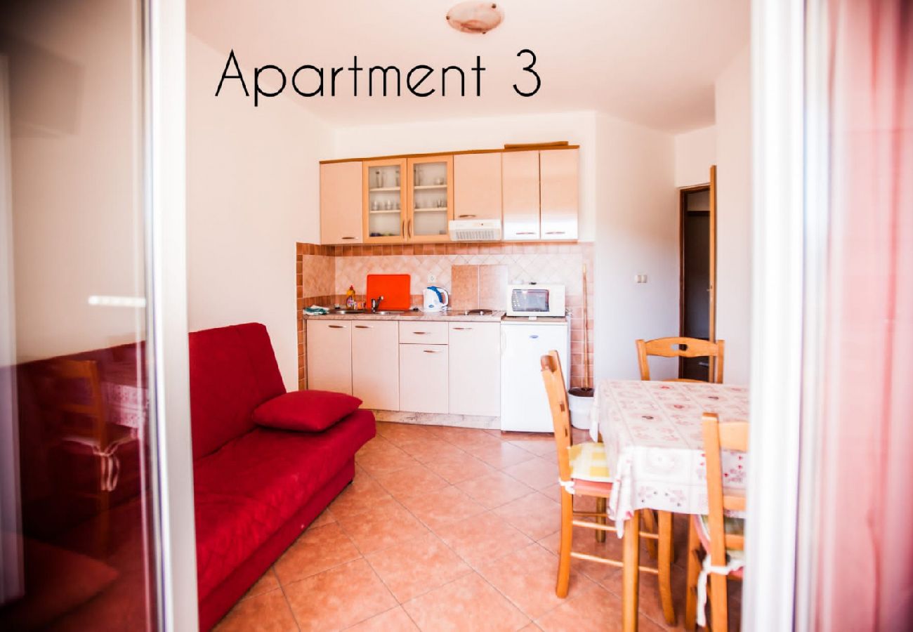 Apartamento en Lopar - Apartamento en Lopar con Balcón, Acondicionador, WIFI, Lavadora (186-3)