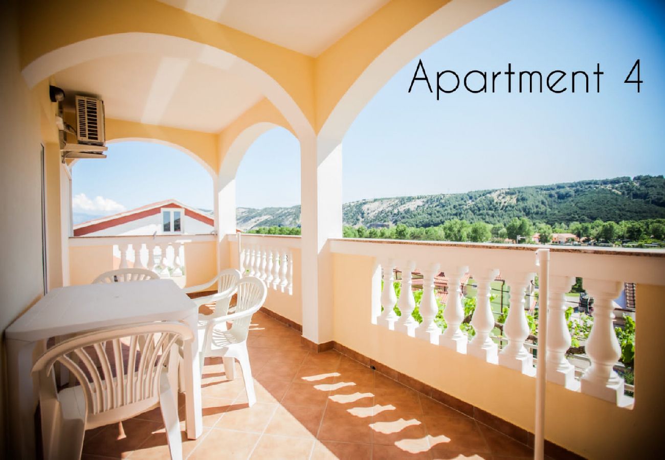 Apartamento en Lopar - Apartamento en Lopar con Seaview, Loggia, Acondicionador, WIFI (186-4)