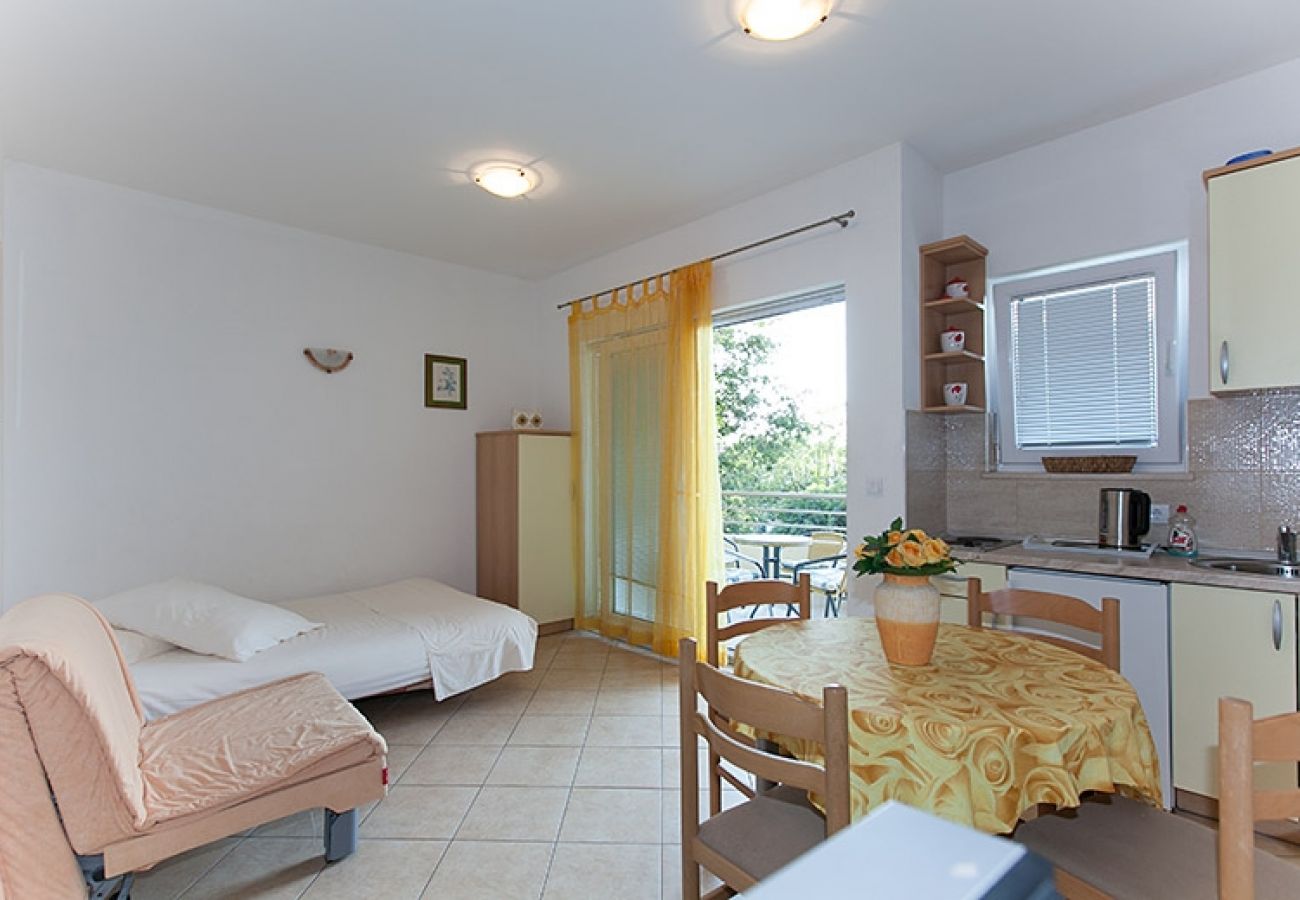 Apartamento en Tucepi - Apartamento en Tučepi con Terraza, Acondicionador, WIFI, Lavadora (202-4)