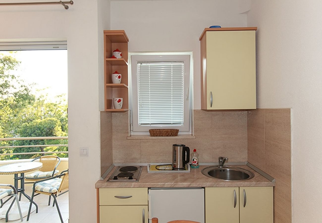 Apartamento en Tucepi - Apartamento en Tučepi con Terraza, Acondicionador, WIFI, Lavadora (202-4)