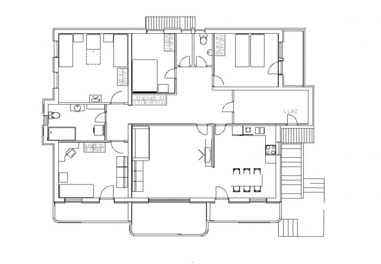 Apartamento en Kaštel Sucurac - Apartamento en Kaštel Sućurac con Seaview, Balcón, Acondicionador, WIFI (570-3)