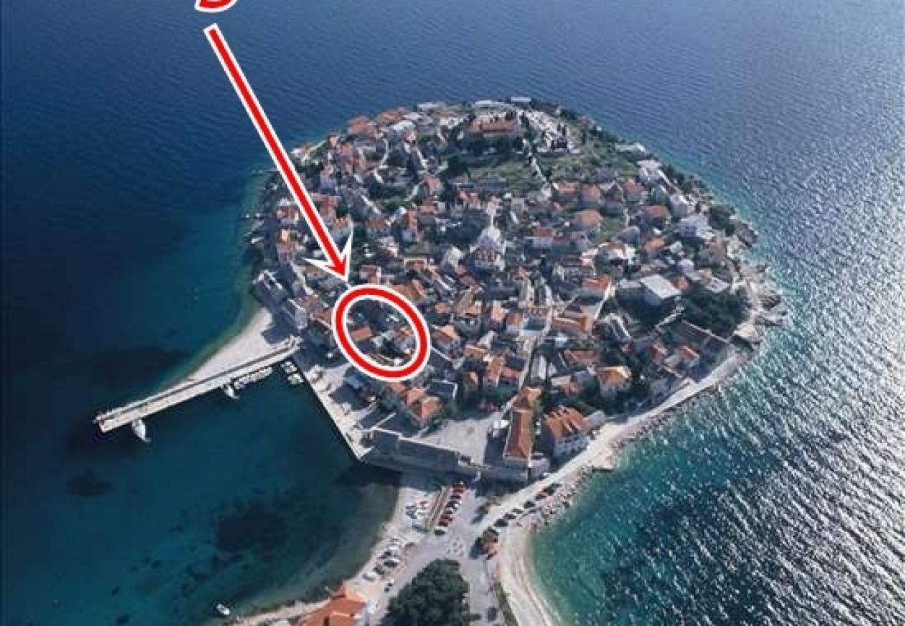 Apartamento en Primošten - Apartamento en Primošten con Seaview, Terraza, Acondicionador, WIFI (600-2)