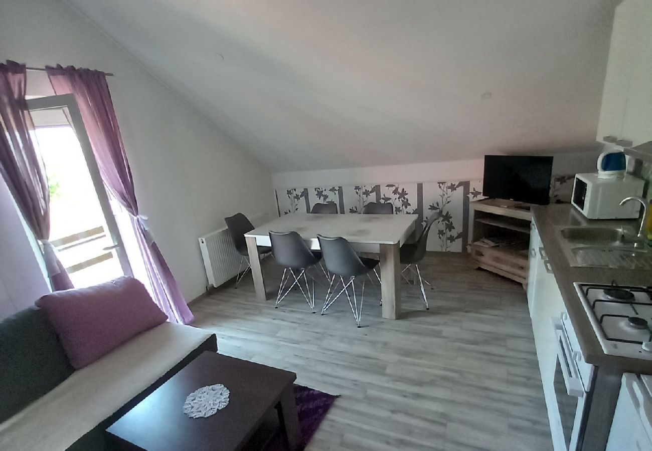 Apartamento en Rakovica - Apartamento en Rakovica con Terraza, Acondicionador, WIFI (601-1)