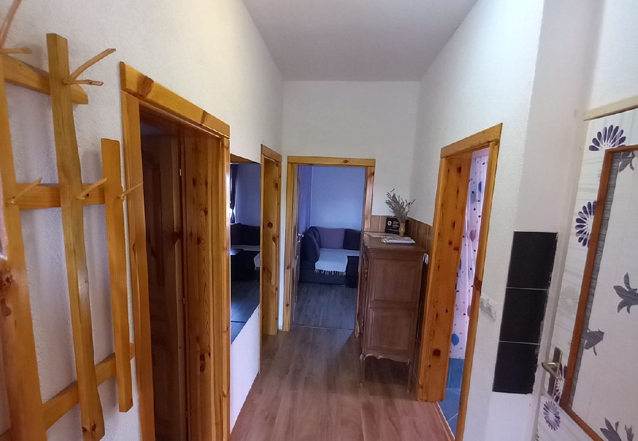 Apartamento en Rakovica - Apartamento en Rakovica con Terraza, Acondicionador, WIFI (601-1)