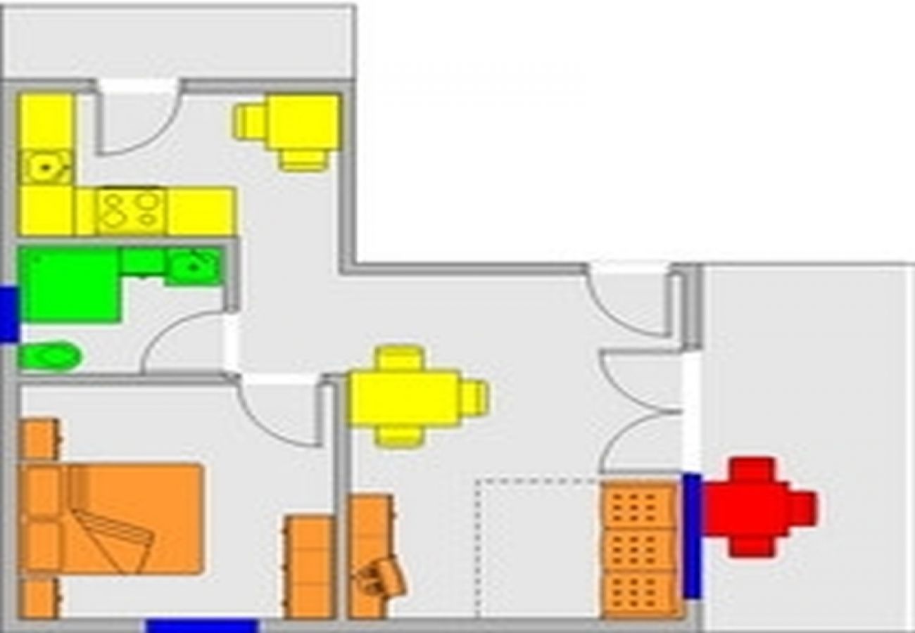 Apartamento en Porec - Apartamento en Poreč con Balcón, WIFI (819-1)