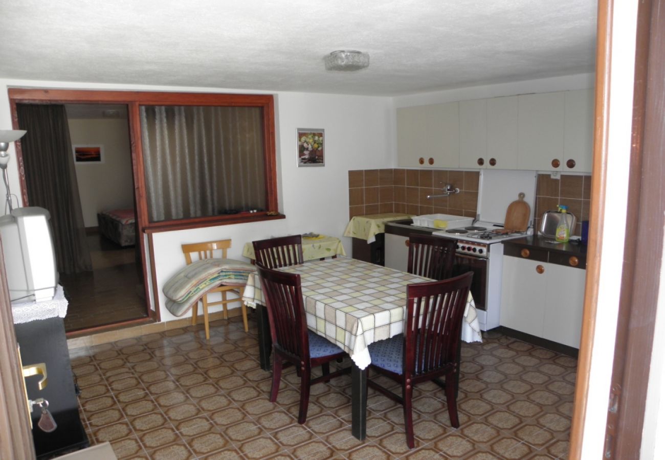 Estudio en Baška - Apartamento Estudio en Baška con Terraza, Acondicionador, WIFI, Lavadora (863-1)