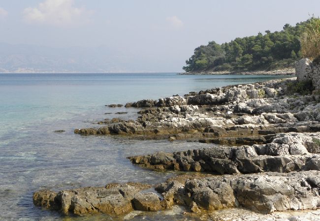 Apartamento en Lumbarda - Apartamento en Lumbarda con Seaview, Terraza, Acondicionador, Lavadora (876-2) Apartamento en Lumbarda - Apartamento en Lumbarda con Seaview, Terraza, Acondicionador, Lavadora (876-2)