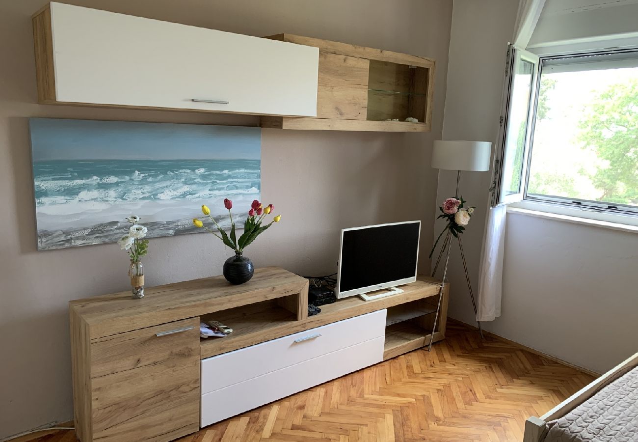 Apartamento en Bibinje - Apartamento en Bibinje con Terraza, Acondicionador, WIFI, Lavadora (877-1)