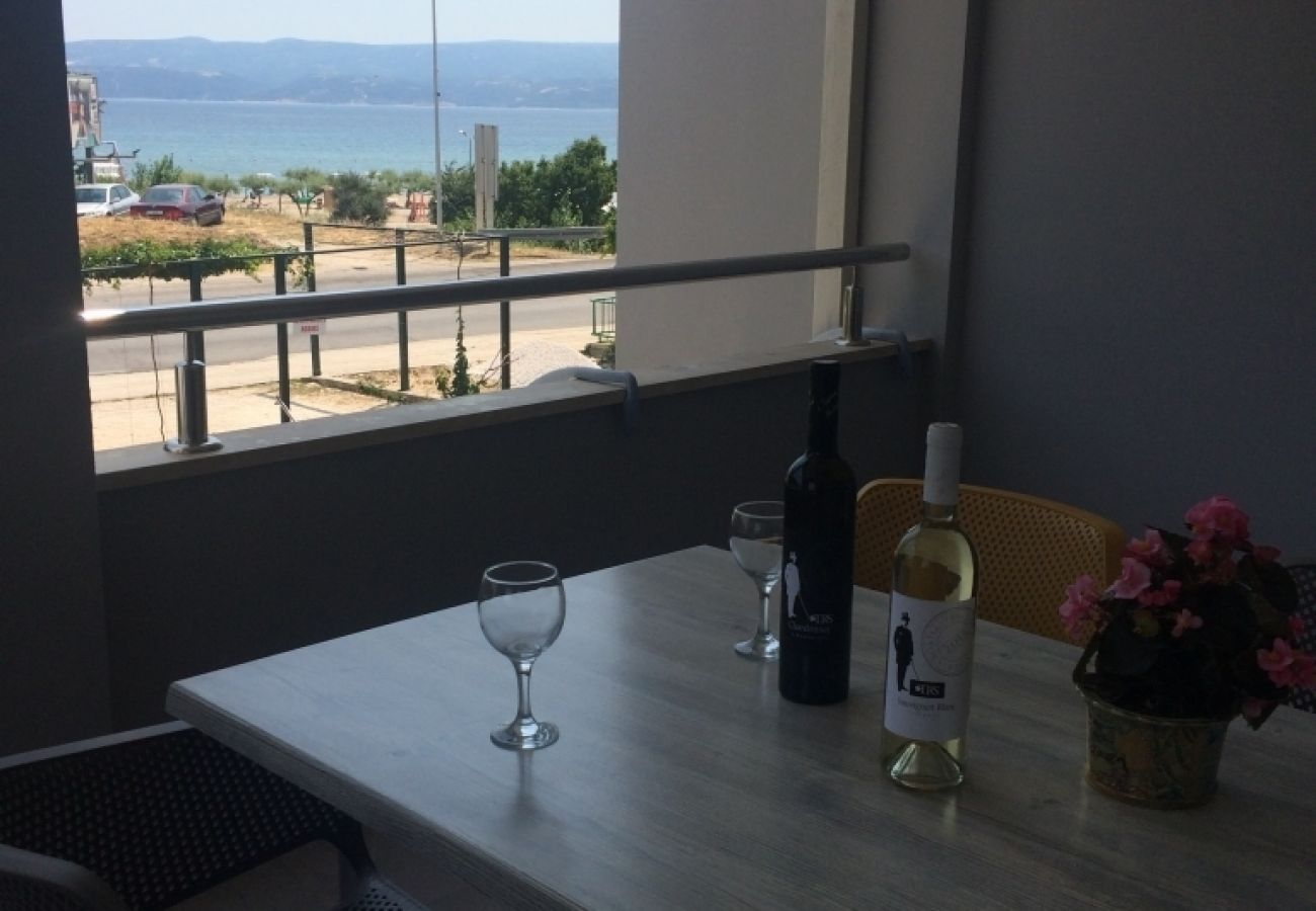 Apartamento en Omiš - Apartamento en Omiš con Seaview, Terraza, Acondicionador, WIFI (3422-2)