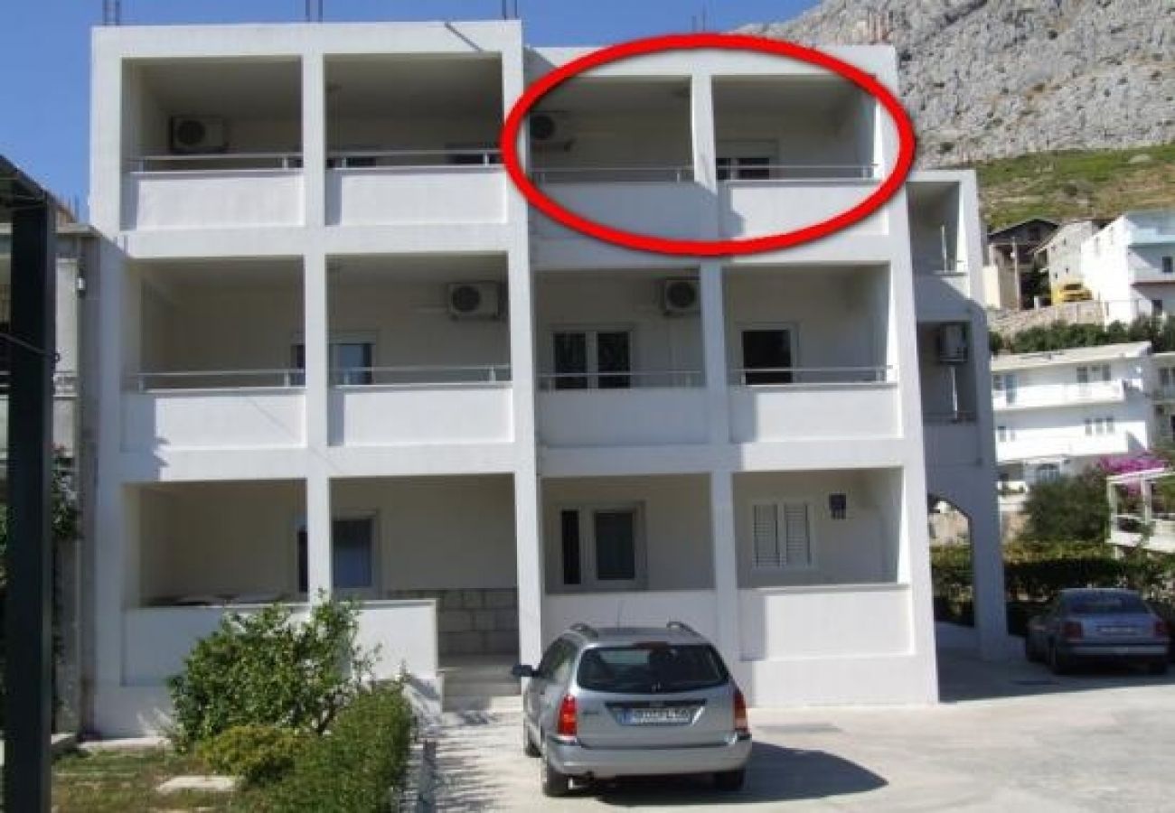 Apartamento en Omiš - Apartamento en Omiš con Seaview, Terraza, Acondicionador, WIFI (3422-6)