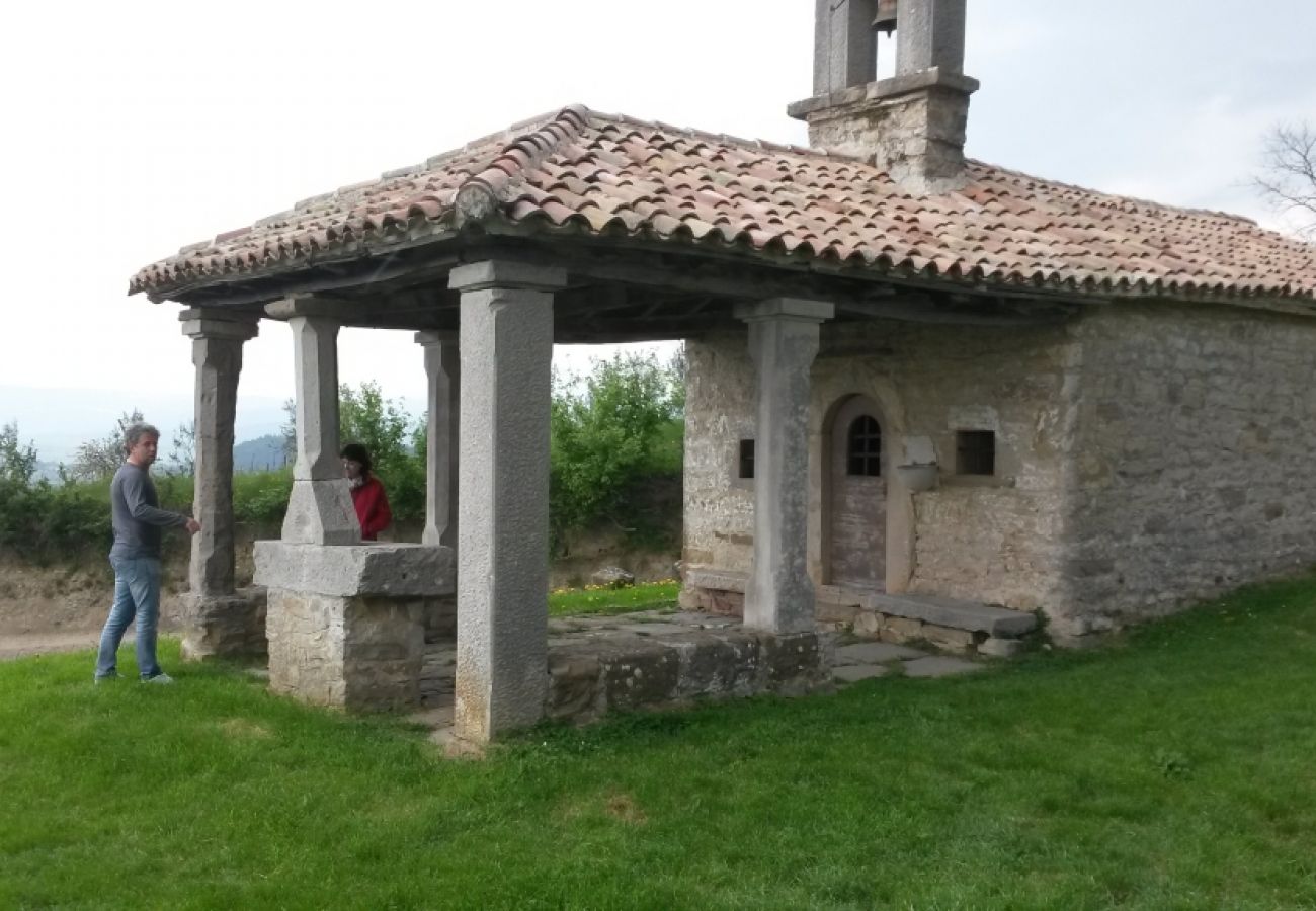 Casa en Roc - Casa de vacaciones en Roč con Terraza, Acondicionador, WIFI, Lavadora (3458-1)