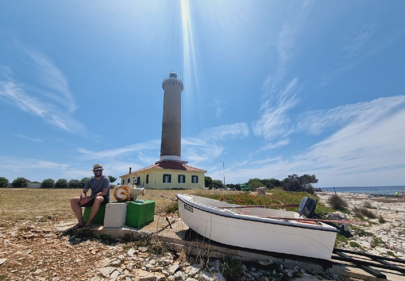 Casa en Veli Rat - Casa de vacaciones en Veli Rat con Seaview, Terraza, Acondicionador, WIFI (3559-1)