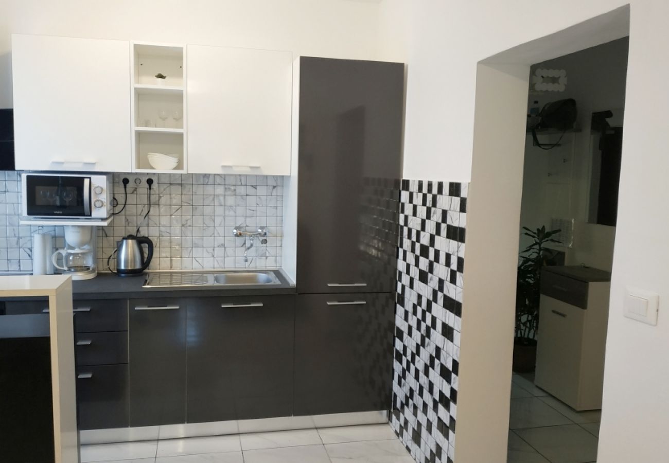 Apartamento en Ražanj - Apartamento en Ražanj con Terraza, Acondicionador, WIFI, Lavadora (3567-1)