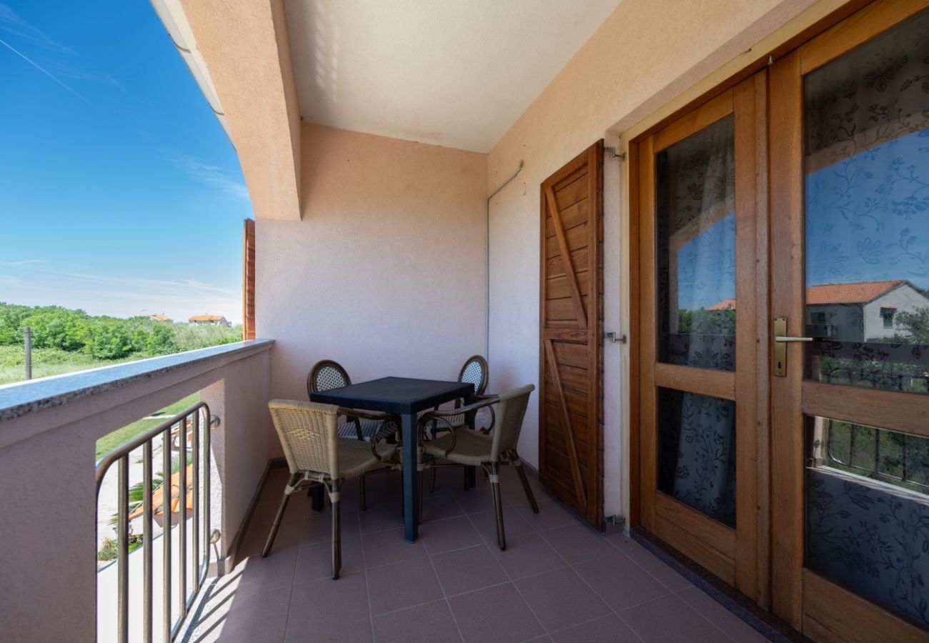 Apartamento en Privlaka - Apartamento en Privlaka con Seaview, Balcón, Acondicionador, WIFI (3598-4)
