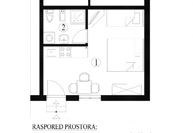 Estudio en Umag - Apartamento Estudio en Umag con Balcón, WIFI (853-4) Estudio en Umag - Apartamento Estudio en Umag con Balcón, WIFI (853-4)