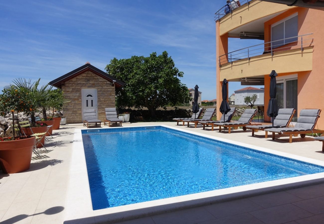 Apartamento en Nin - Apartamento en Zaton (Zadar) con Seaview, Terraza, Acondicionador, WIFI (3796-1)