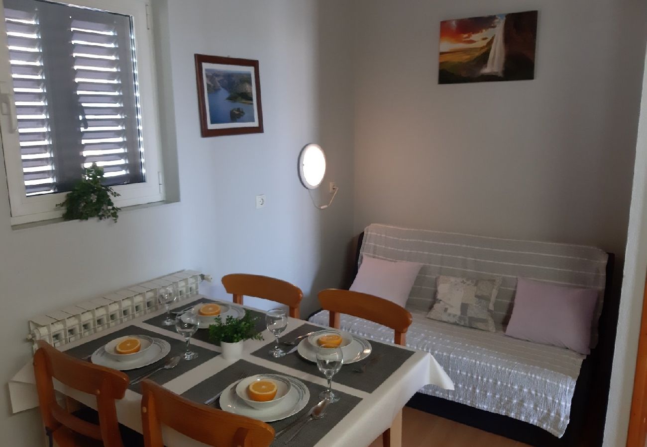 Apartamento en Sibenik - Apartamento en Brodarica con Seaview, Terraza, Acondicionador, WIFI (3814-1)