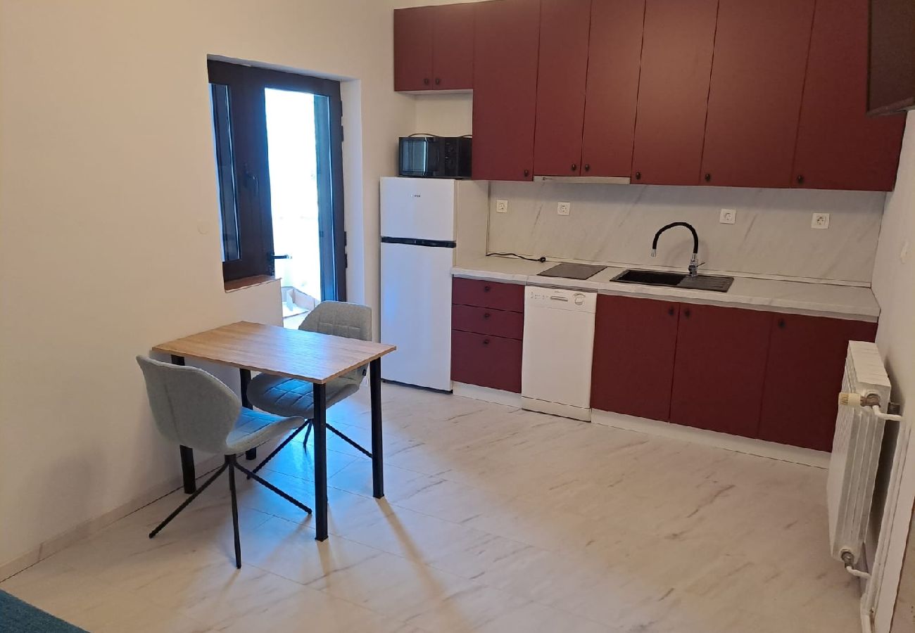 Apartamento en Punat - Apartamento en Punat con Terraza, Acondicionador, WIFI, Lavadora (3829-2)