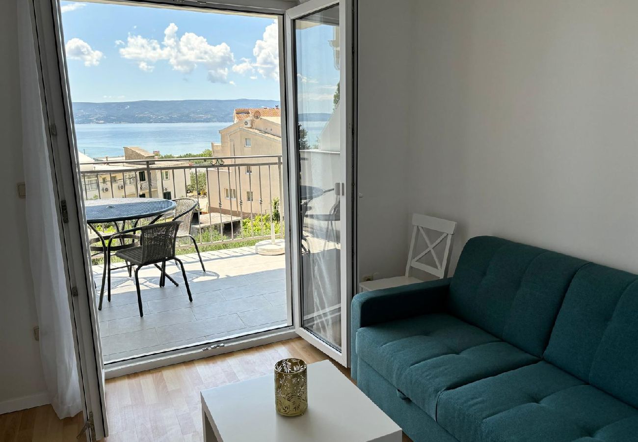 Apartamento en Duce - Apartamento en Duće con Seaview, Balcón, Acondicionador, WIFI (4174-8)