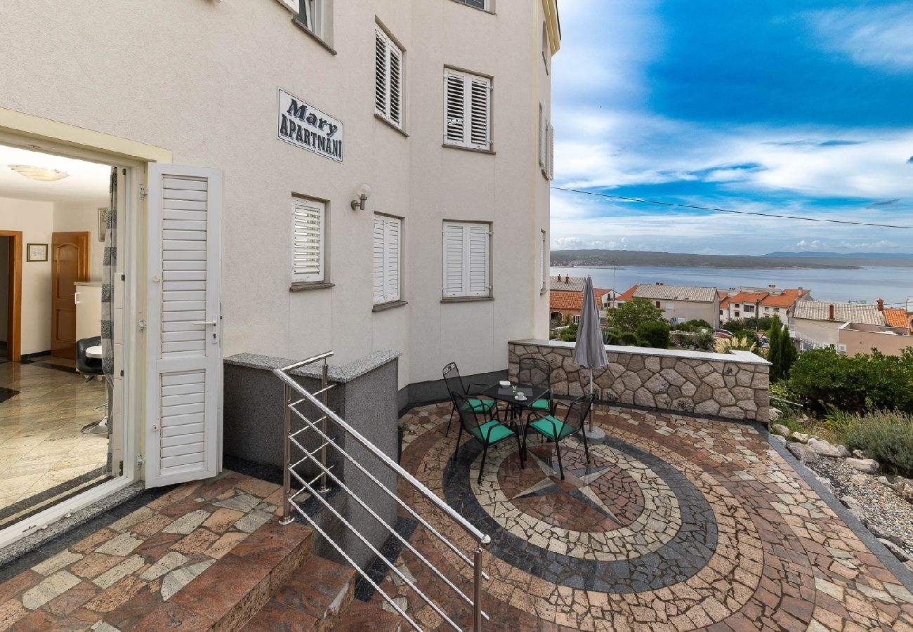 Apartamento en Crikvenica - Apartamento en Crikvenica con Seaview, Terraza, Acondicionador, WIFI (4267-1)