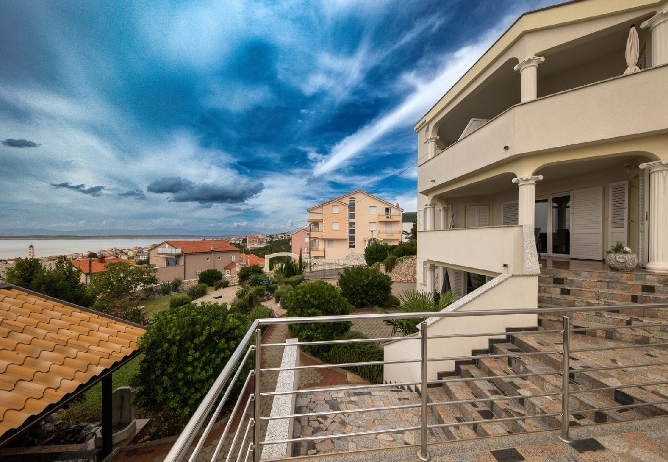 Apartamento en Crikvenica - Apartamento en Crikvenica con Seaview, Terraza, Acondicionador, WIFI (4267-1)