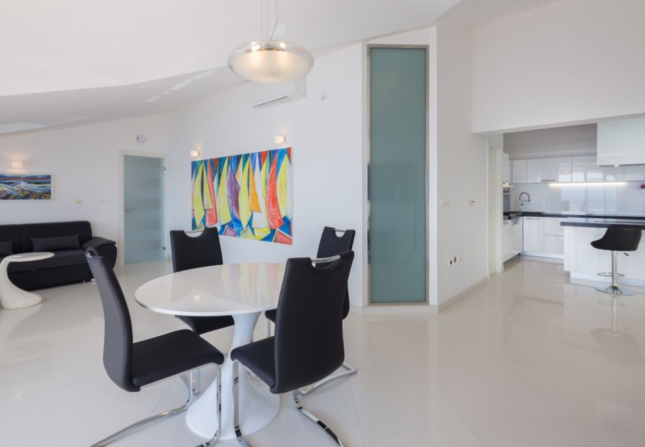 Apartamento en Stanici - Apartamento en Stanići con Seaview, Balcón, Acondicionador, WIFI (3782-8)