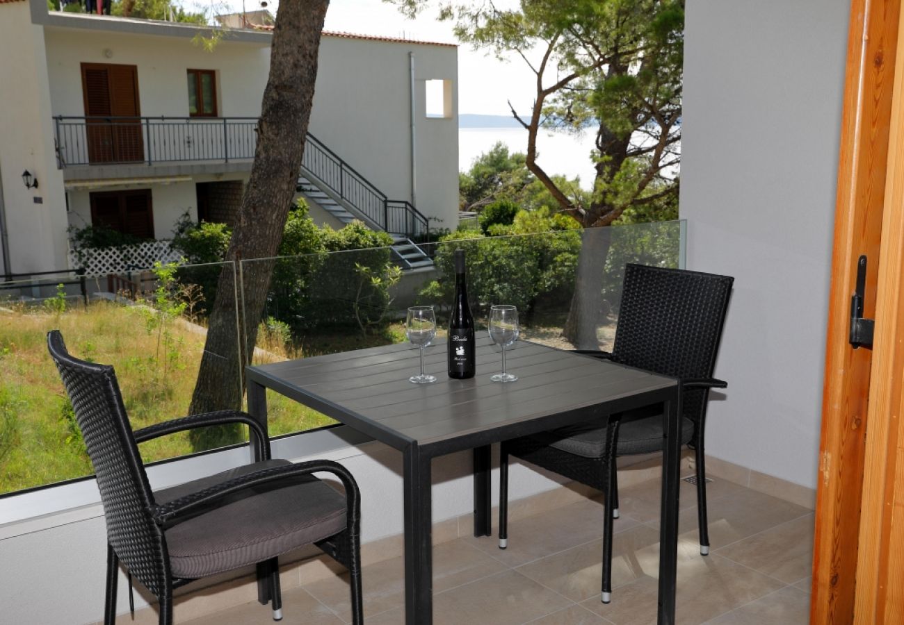 Apartamento en Brela - Apartamento en Brela con Seaview, Terraza, Acondicionador, WIFI (3524-8)