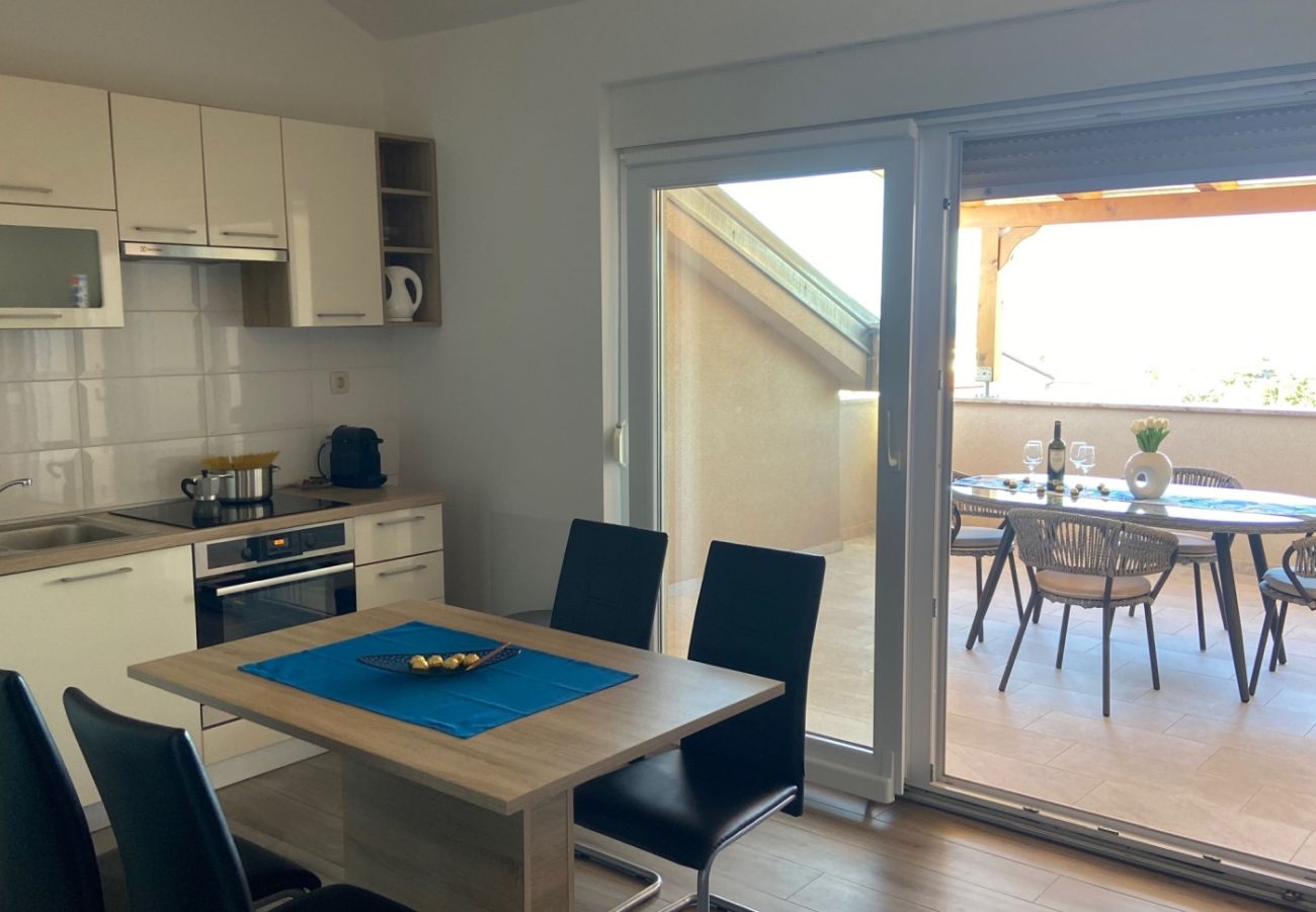 Apartamento en Punat - Apartamento en Punat con Seaview, Terraza, Acondicionador, WIFI (4534-4)